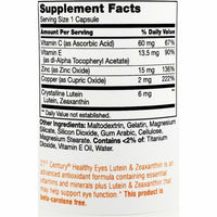 Healthy Eyes 60 Capsules by 21st Century - Image 2
