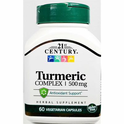 Turmeric Complex 500 mg 60 Capsules by 21st Century