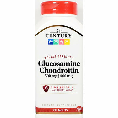 Glucosamine 500 mg Chondroitin 400 mg, 180 Tablets by 21st Century