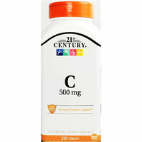 Vitamin C 500 mg 250 Tablets by 21st Century - Image 1