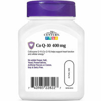 Co Q-10, 400 mg 30 Vegetarian Capsules by 21st Century - Image 2