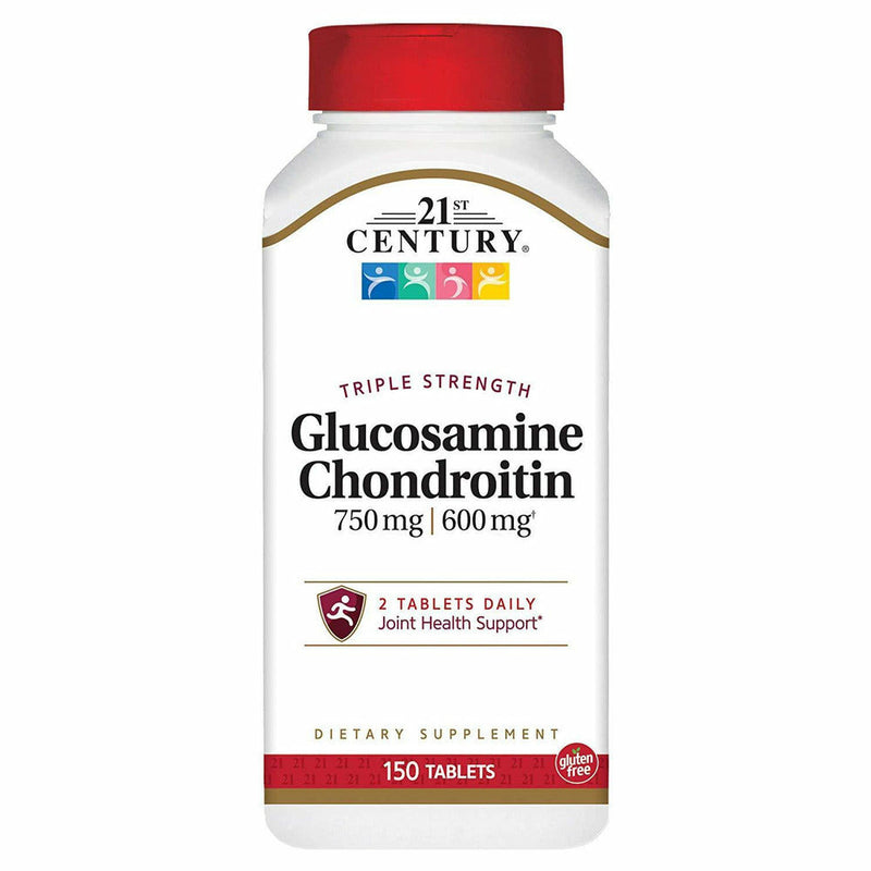 Glucosamine Chondroitin 750 mg /600 mg, 150 Tablets by 21st Century - Main product image