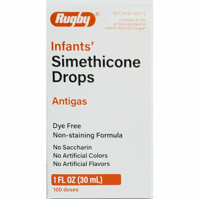Simethicone Drops (for Infant's) by Rugby (1 or 3 Pack)