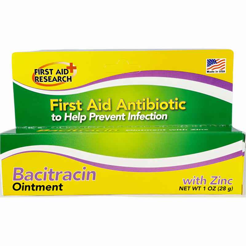 Bacitracin Ointment with Zinc, 1 oz by First Aid Research - Main product image