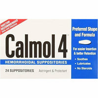 Hemorrhoidal Suppositories by Calmol 4 - 24 Count - Image 1
