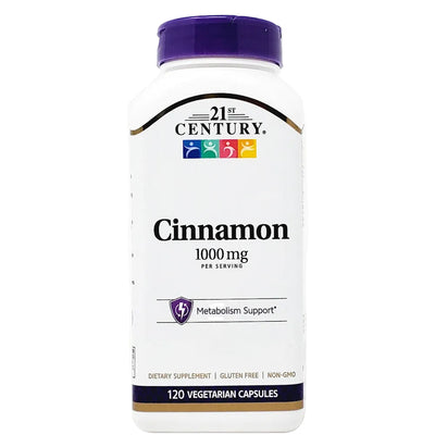 Cinnamon 1000 mg 120 Capsules by 21st Century