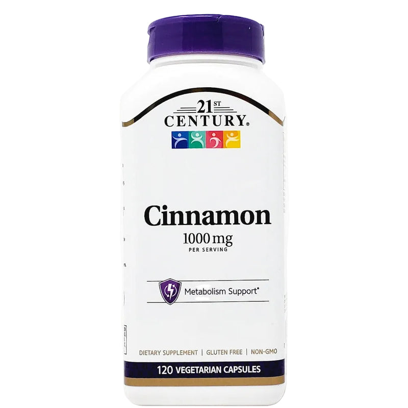 Cinnamon 1000 mg 120 Capsules by 21st Century - Main product image
