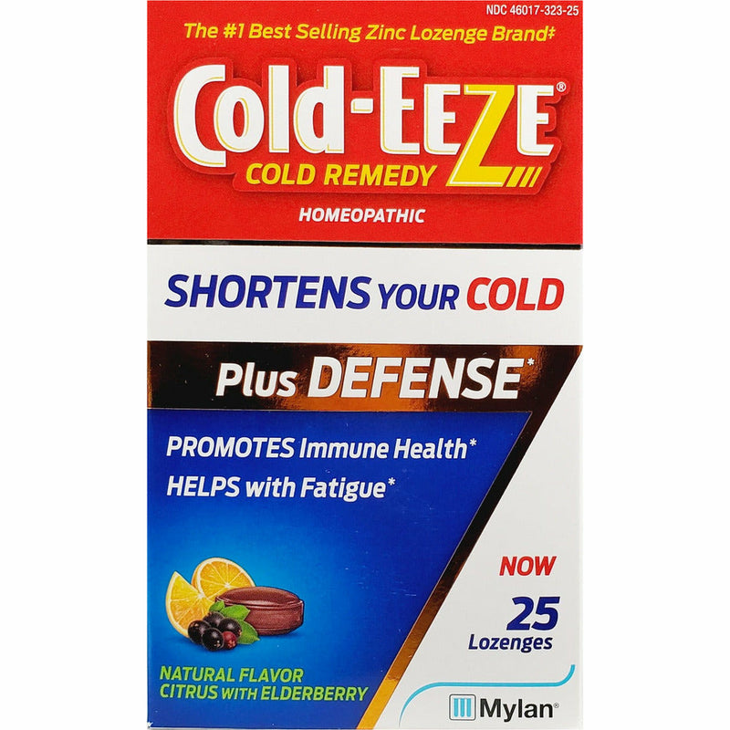 Cold-Eeze plus Defense (Citrus Elderberry) 25 Lozenges - Main product image