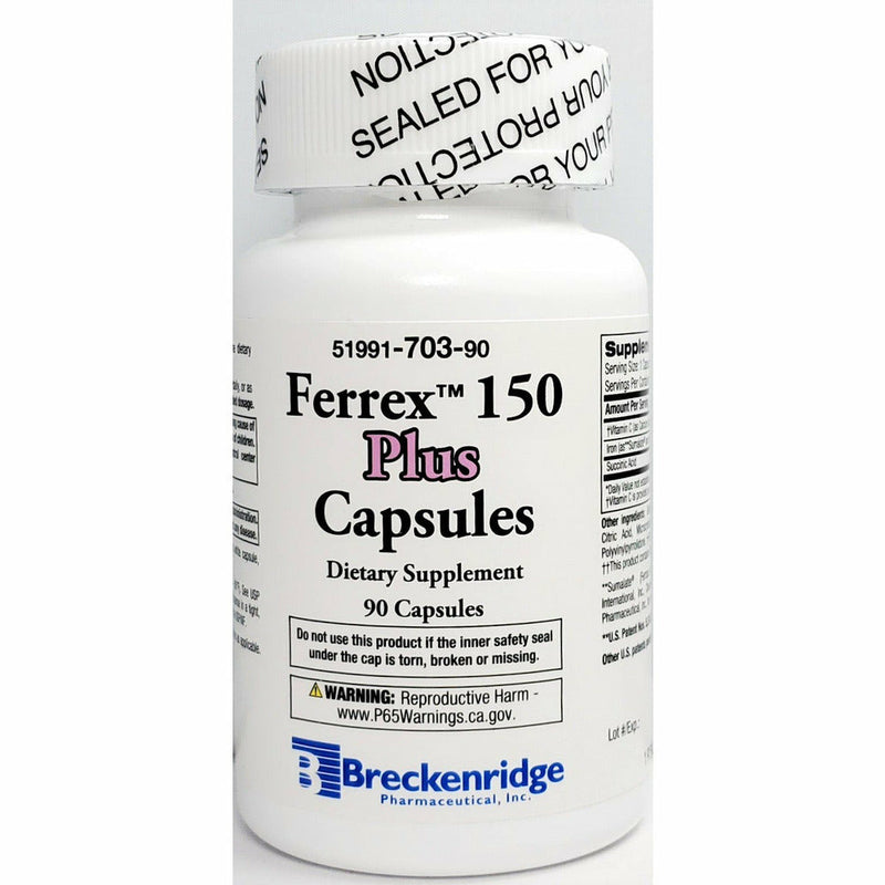 Ferrex 150 Plus, 90 Capsules by Breckenridge - Main product image