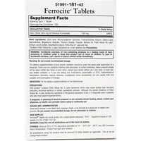 Ferrocite 324 mg 100 Tablets (Blister Pack) - Image 2