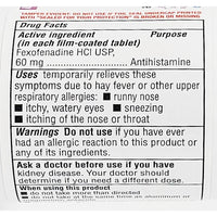 Fexofenadine 60 mg 100 Tablets by Major - Image 2