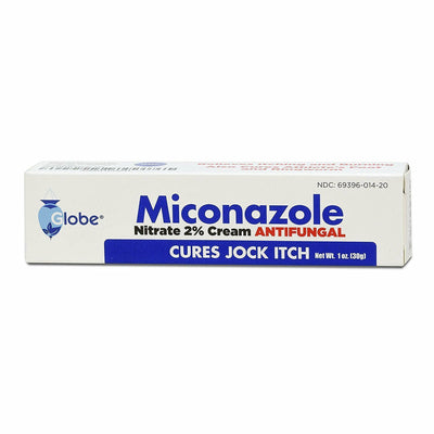 Miconazole Nitrate 2%, 1 oz each (1 or 3 Pack) by Globe