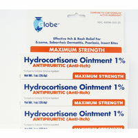 Hydrocortisone Ointment 1% by Globe (1 or 3 Pack) - Image 2