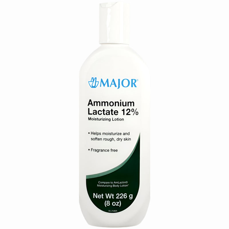 Ammonium Lactate 12% Moisturizing Lotion, 8 oz Bottle by Major - Main product image