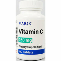 Vitamin C 250 mg 100 Tablets by Major - Image 1