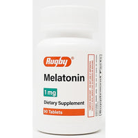 Melatonin 1 mg 90 Tablets by Rugby - Image 1