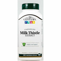 Milk Thistle Extract 175 mg 200 Capsules by 21st Century - Image 1