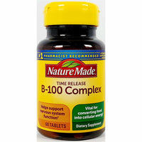 B-100 Complex (Time Release) 60 Tablets by Nature Made - Image 1