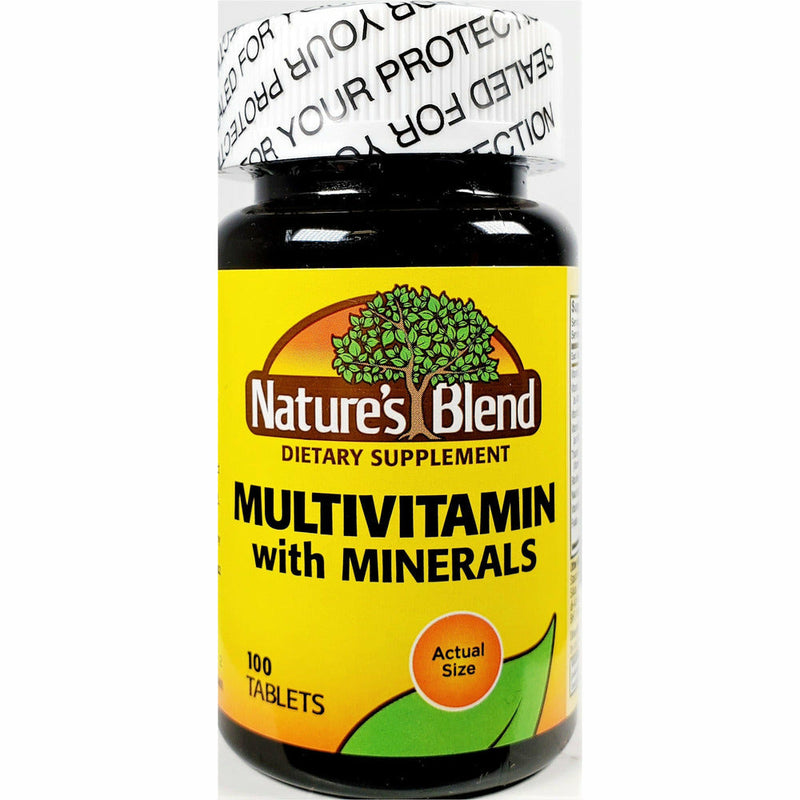 Multivitamin with Minerals, 100 Tablets by Nature's Blend - Main product image
