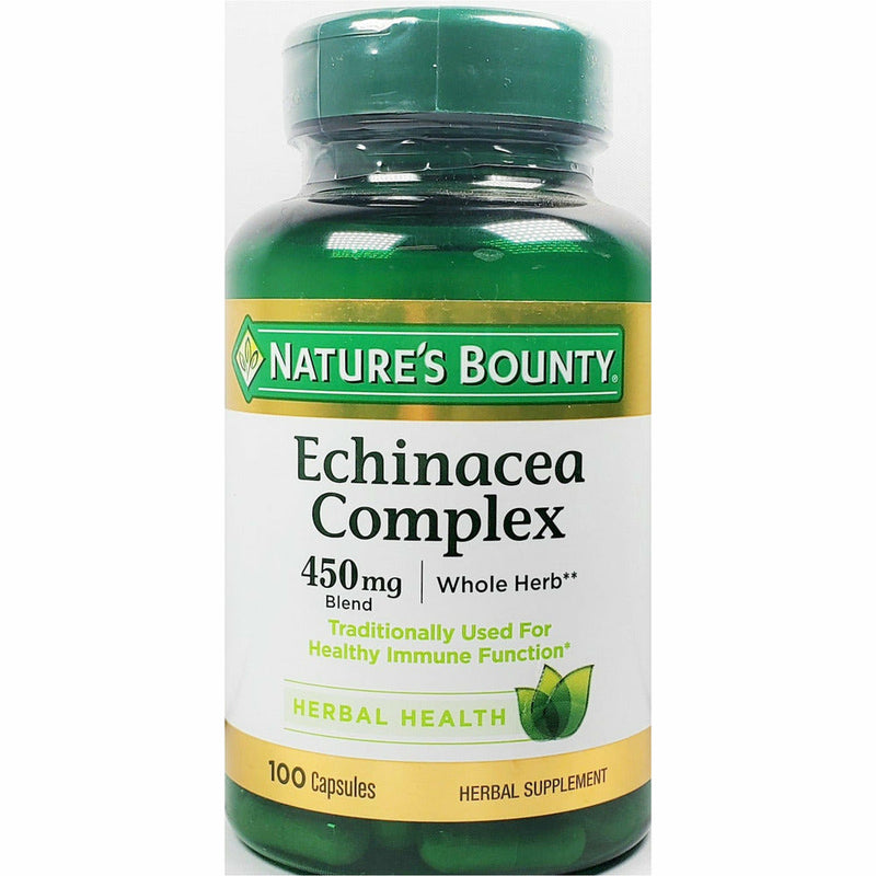 Echinacea Complex 450 mg, 100 Capsules by Natures Bounty - Main product image