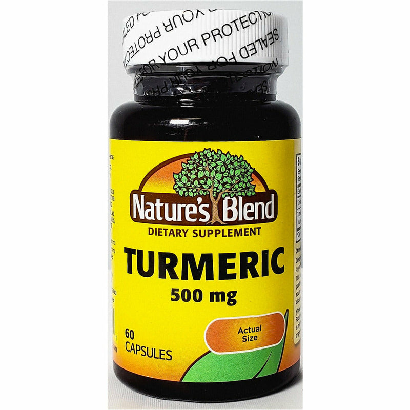 Turmeric 500 mg 60 Capsules by Natures Blend - Main product image