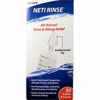 Neti Rinse Sinus Kit 50 Saline Packets - Image 1