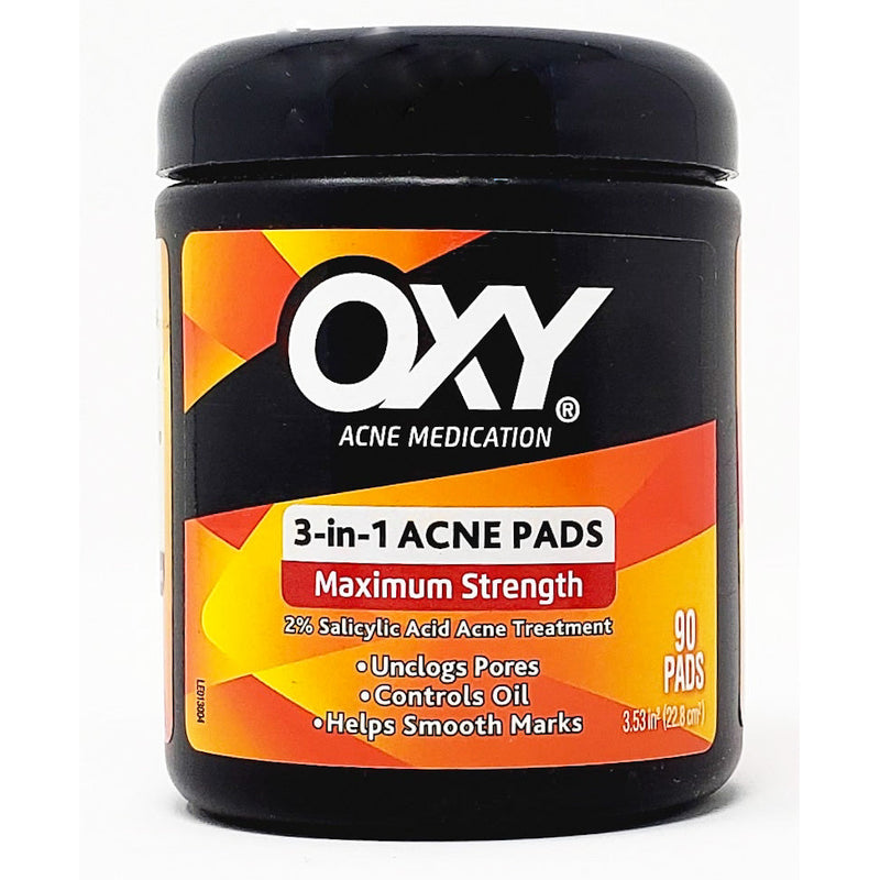 Oxy 3 in 1 Acne Pads, 90 count - Main product image