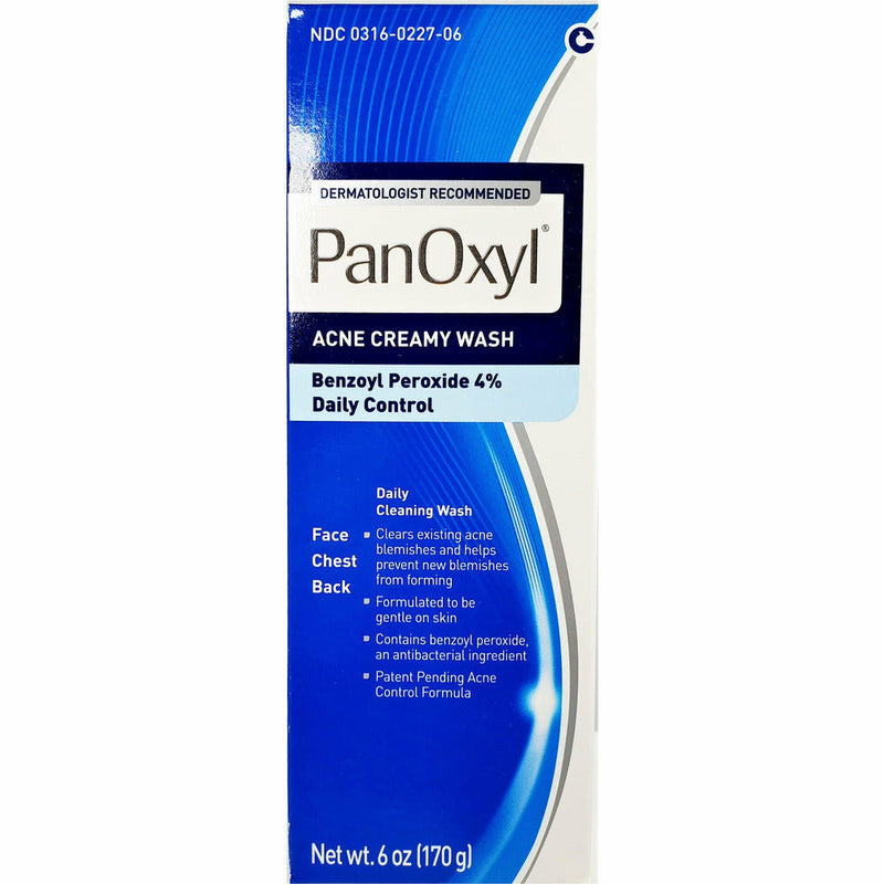 PanOxyl Acne Creamy Wash, Benzoyl Peroxide 6 oz - Main product image