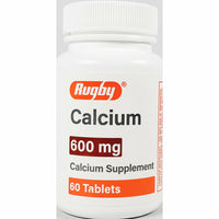 Calcium Supplement 600 mg 60 Tablets each (1 or 3 Pack) by Rugby - Image 1