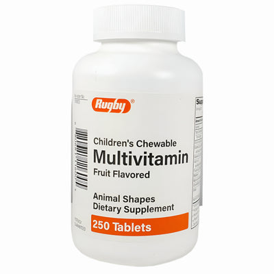 Multivitamin for Children (Chewable) 250 Tablets by Rugby