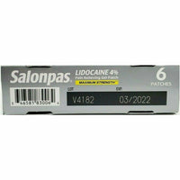 Salonpas Pain Relieving (Gel Patch), 6 Count Each (1, 3 or 6 Pack) - Image 4