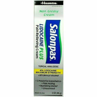 Salonpas Plus Pain Relieving Cream, 3 oz - Image 1