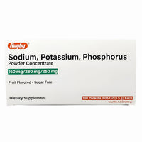 Sodium, Potassium, Phosphorus (Sugar Free) 100 Packets by Rugby - Image 1