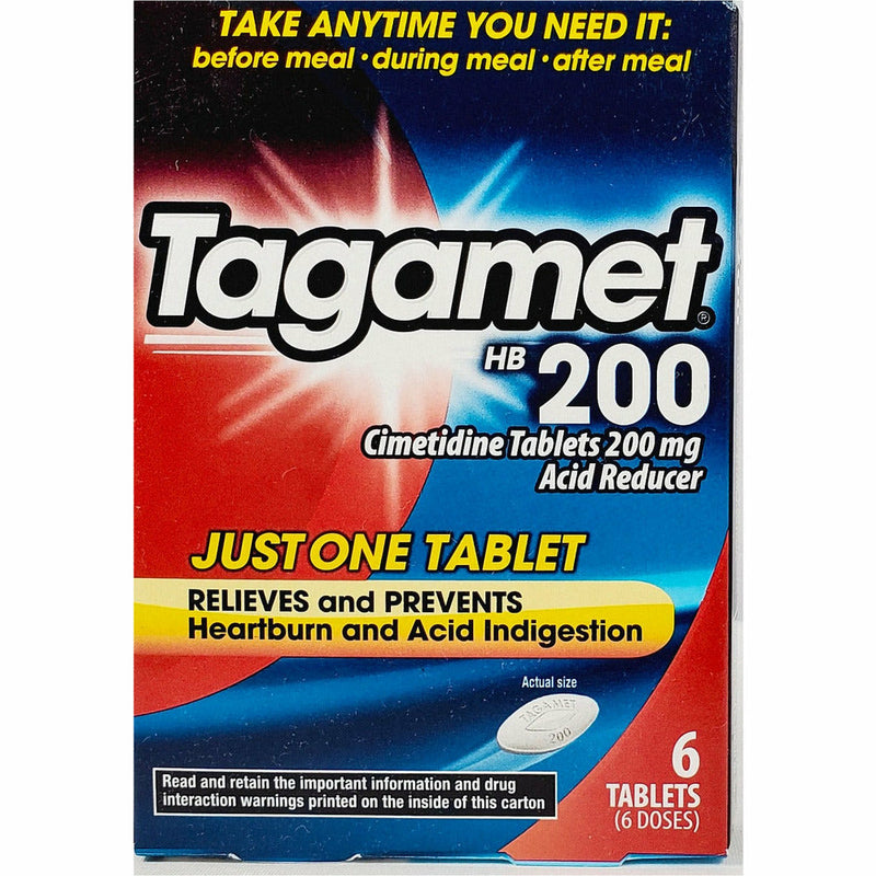 Tagamet Heartburn Relief, 200 mg 6 Tablets - Main product image