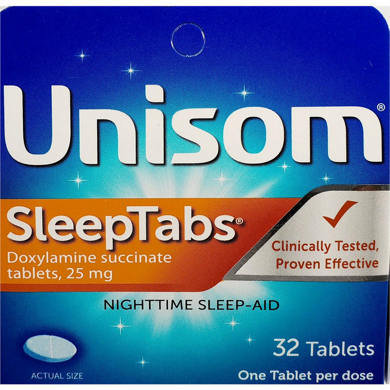 Unisom Sleep Tabs 25 mg, 32 Tablets - Main product image