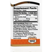 Vitamin C 500 mg (Prolonged Release) 110 Tablets by 21st Century - Image 2