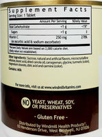 Vitamin C-250 mg, 60 Chewable Tablets by Windmill - Image 2