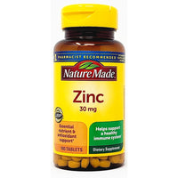 Zinc 30 mg 100 Tablets by Nature Made - Image 1